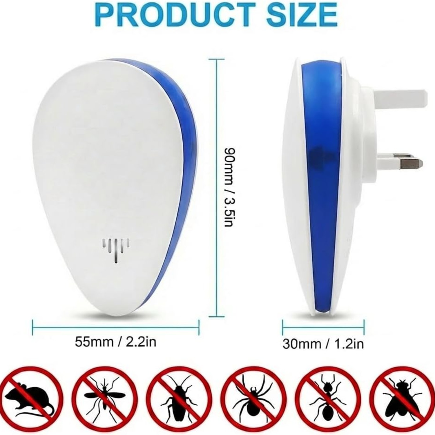 Multifunction ElectroSonic Pest Repeller: image 2