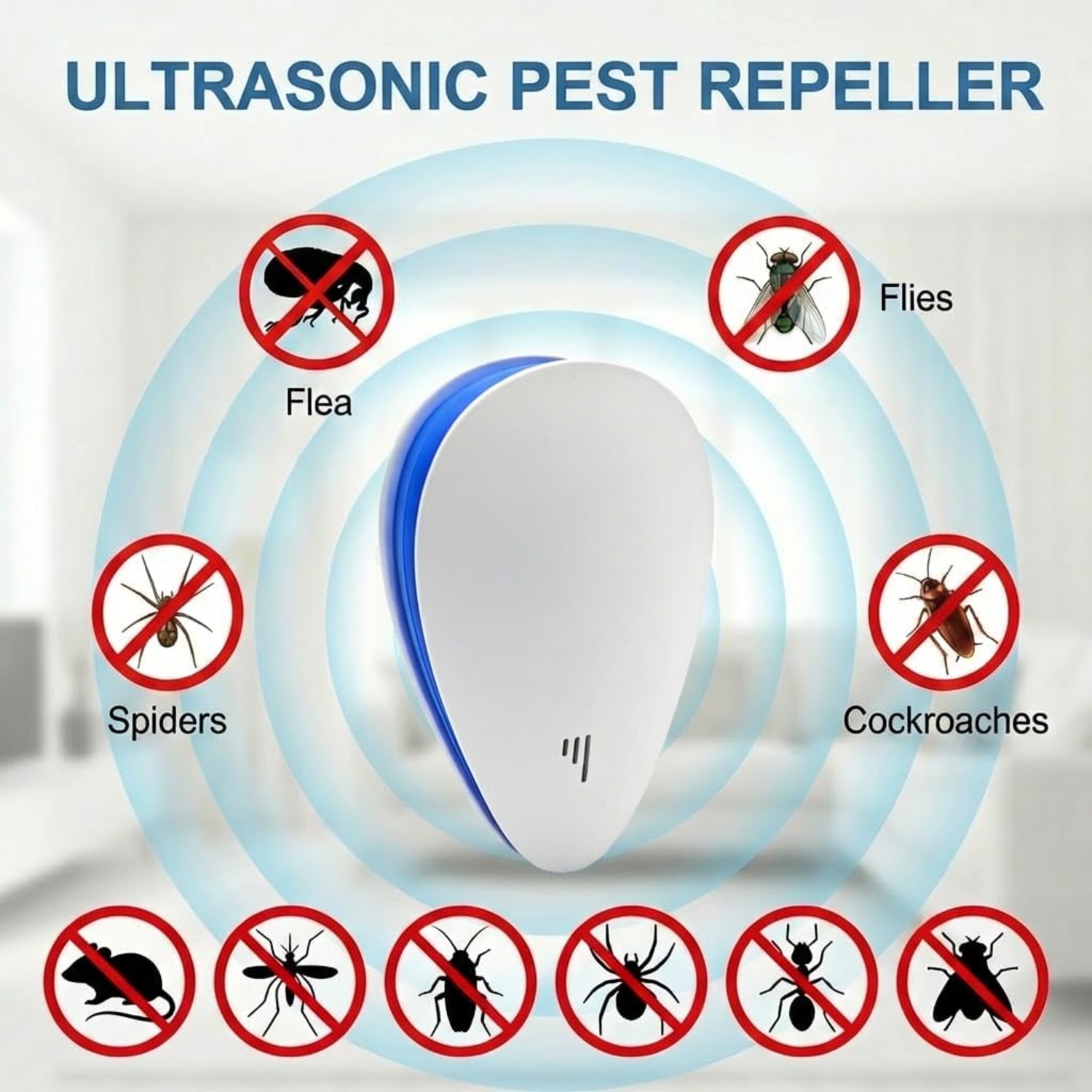 Multifunction ElectroSonic Pest Repeller: image 3