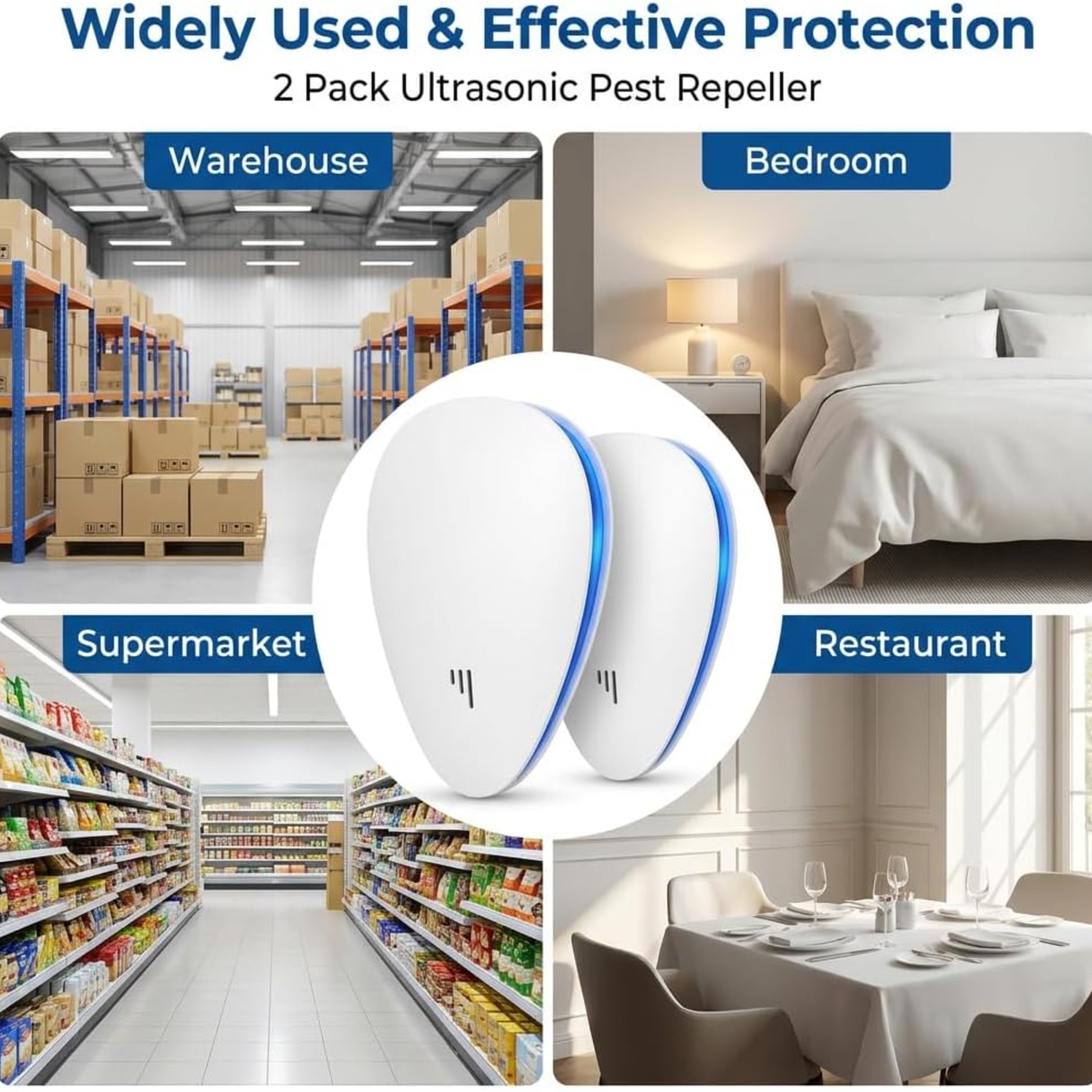 Multifunction ElectroSonic Pest Repeller: image 6