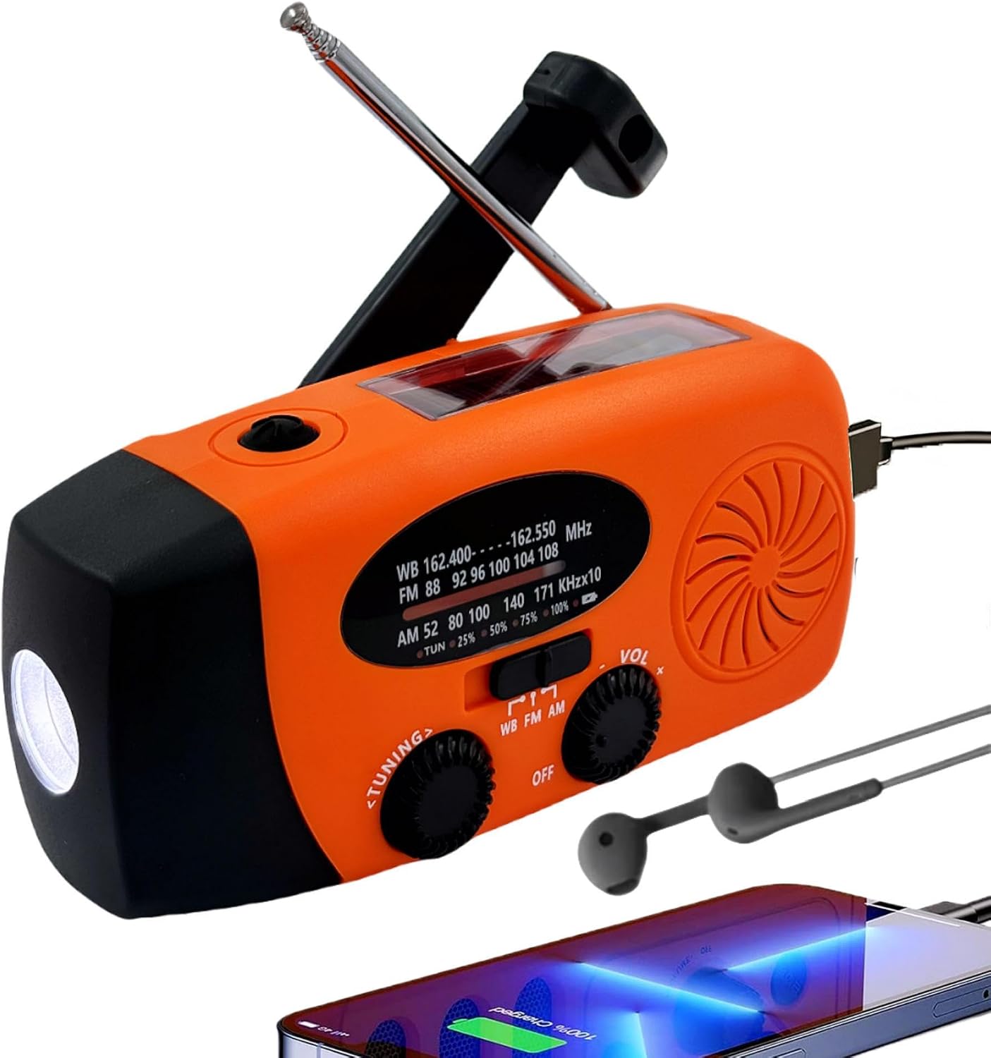 Wind Up Solar Radio 2000mAh: image 8