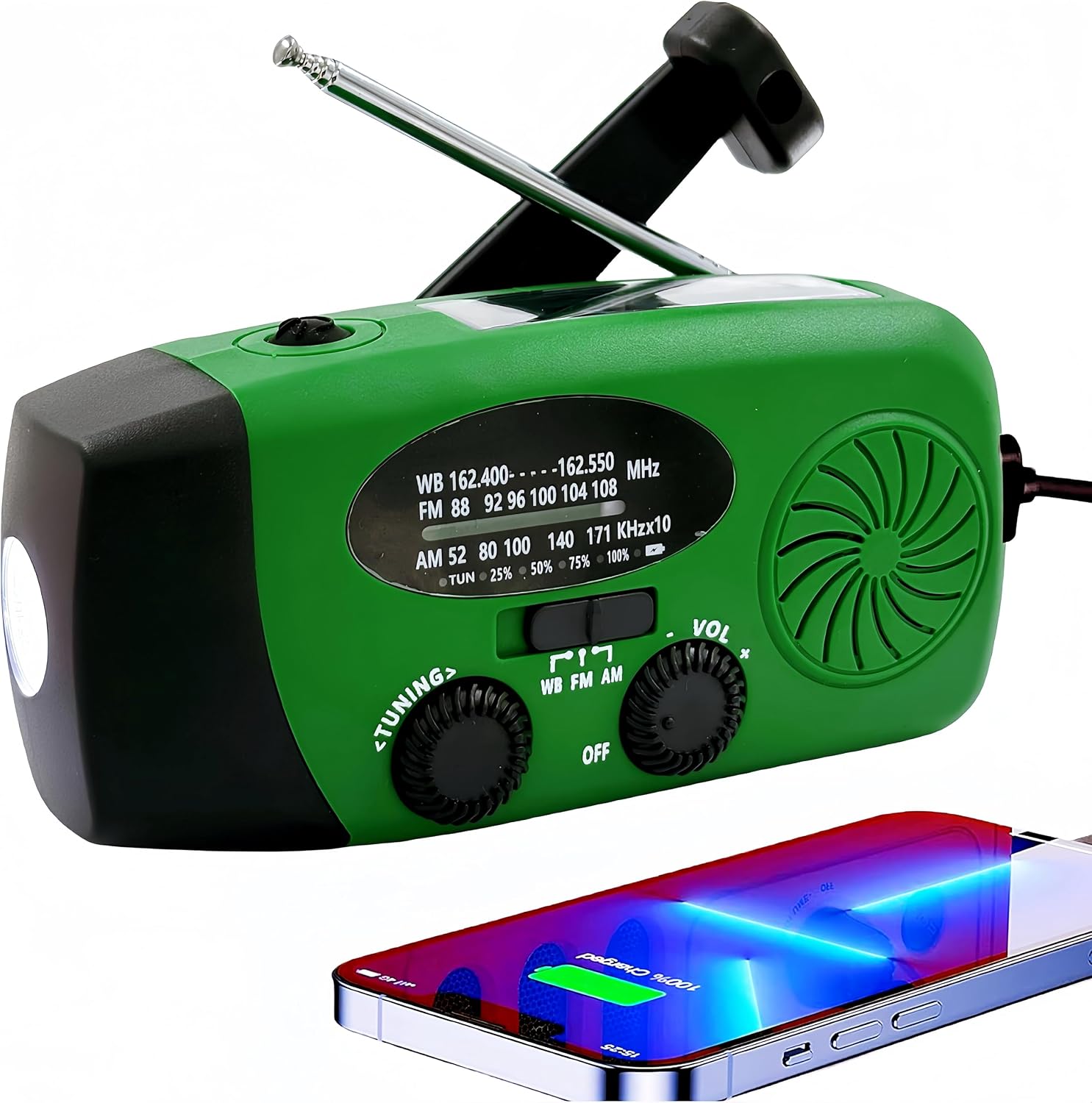 Wind Up Solar Radio 2000mAh: image 9