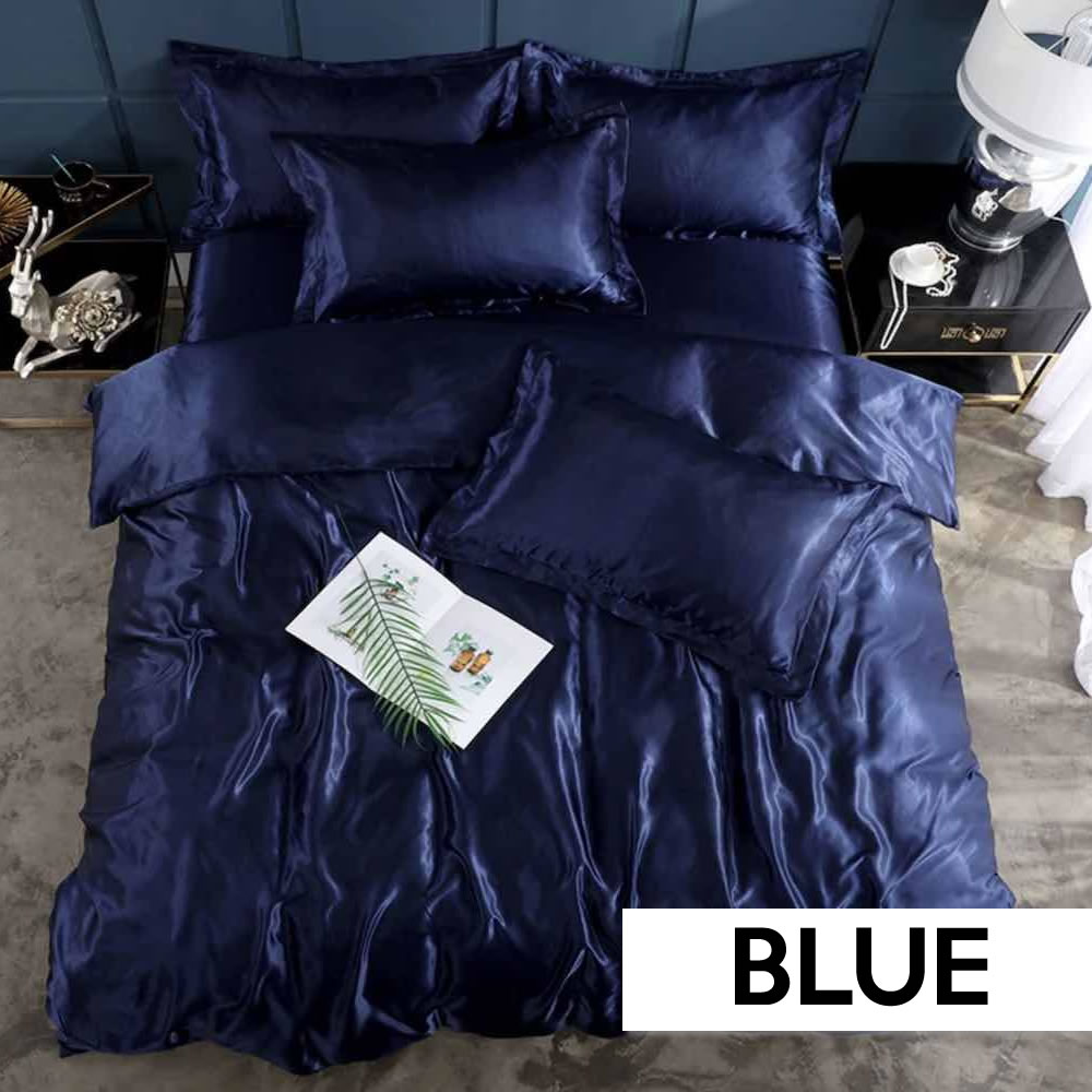 Silk Sheets - Black / UK King 4 Piece Set: image 4