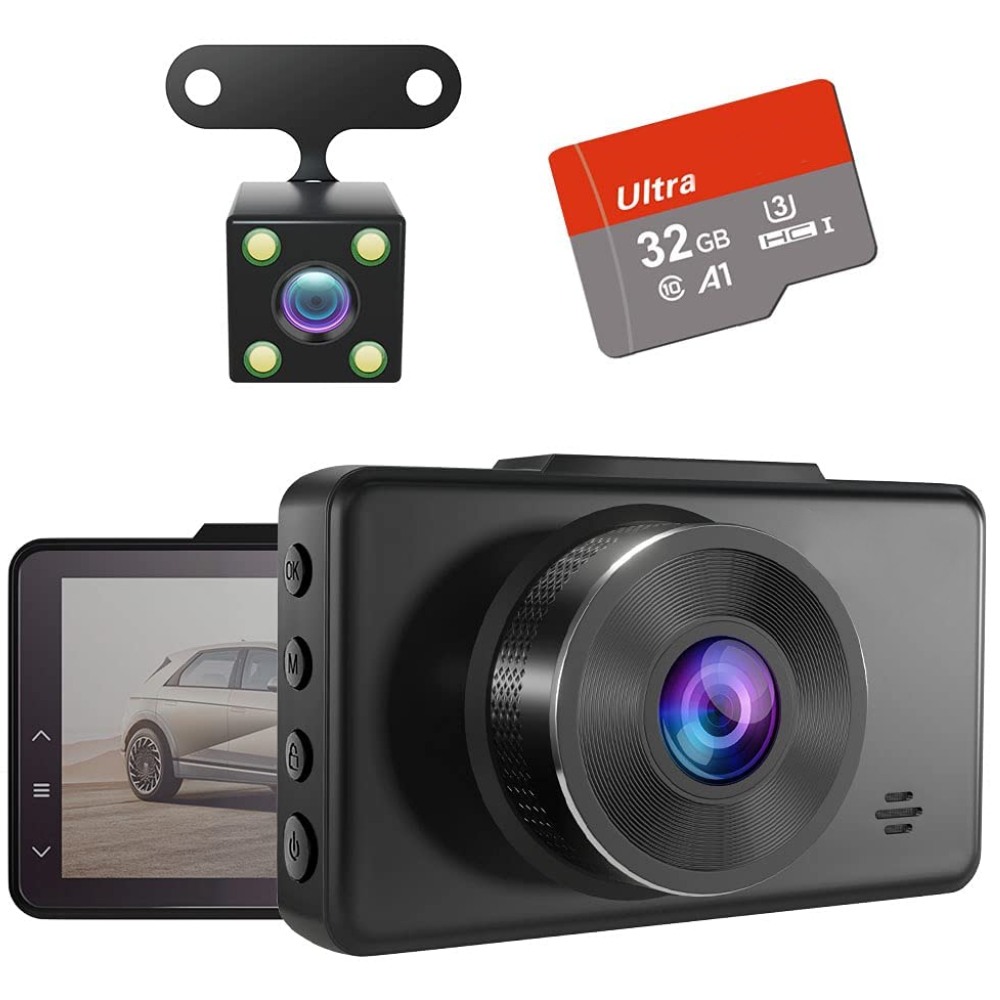 Dash Cam Front and Rear Camera