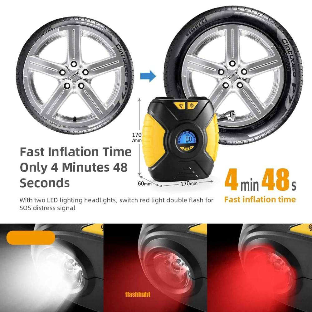 Digital Car Tyre Inflator: image 4
