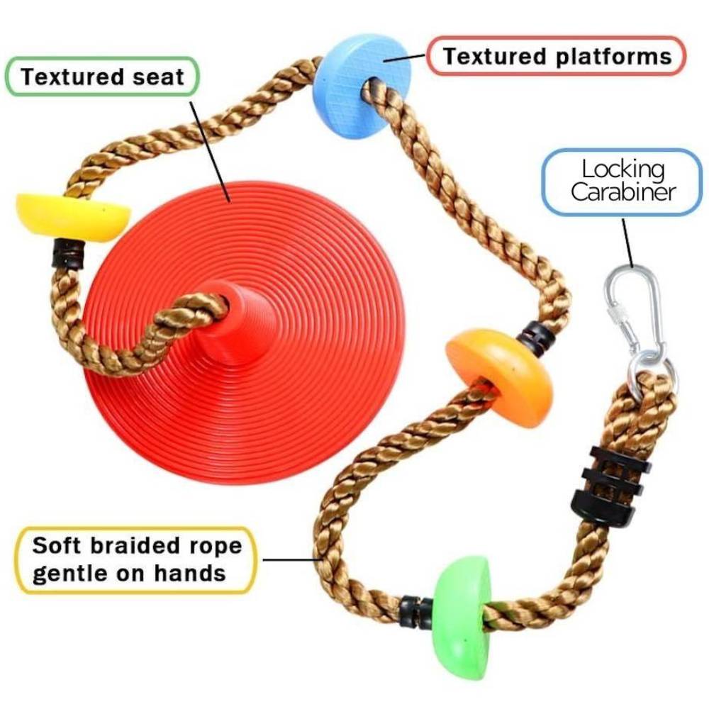 Single Disc Seat & Climbing Rope: image 2