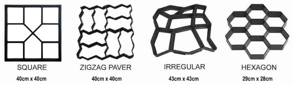 Paver Mould - Hexagon - 29cm x 28cm: image 6