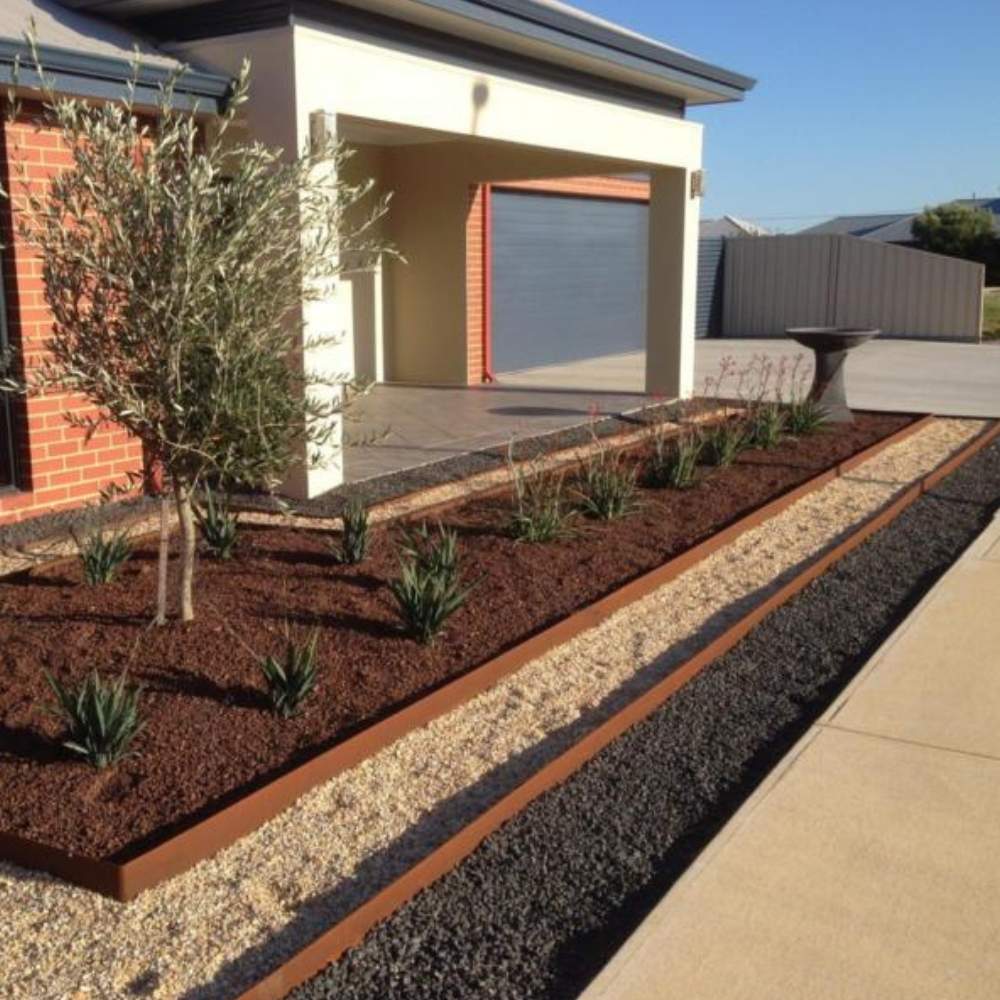 Corten Steel Garden Edge - 100mm Face Height (per m): image 6