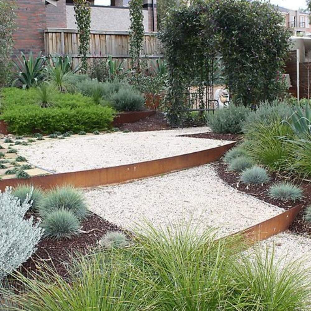 Weathered Steel Landscaping Edge - 100mm Face Height (per m): image 6