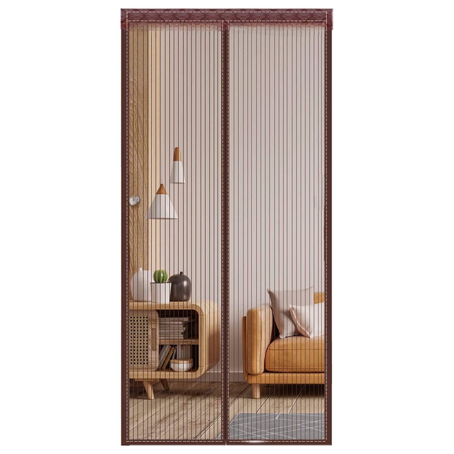 Brown Door Screen - 60cm (W) x 210cm (H): image 4