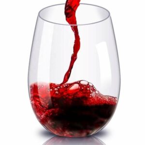 buy plastic wine glasses with no stem